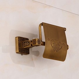 Toilet Paper Holders, 1 pc Neoclassical Brass Facial Tissue Holders Bathroom