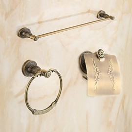 Bathroom Accessory Set, 1set Antique Brass Bathroom Accessory Set Bathroom