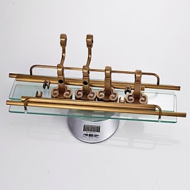 Bathroom Gadgets, 1 pc Contemporary Brass Bathroom Shelf Bathroom