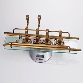 Bathroom Gadgets, 1 pc Contemporary Brass Bathroom Shelf Bathroom