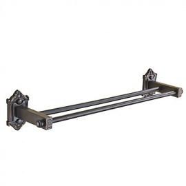 Towel Bars, 1 pc Neoclassical Zinc Alloy Towel Bar Bathroom