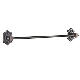 Towel Bars, 1 pc Neoclassical Zinc Alloy Towel Bar Bathroom