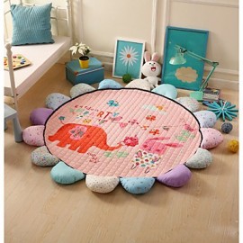 Mats & Rugs, Cartoon Bath Rugs Cotton Creative Circle Shape