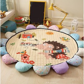 Mats & Rugs, Cartoon Bath Rugs Cotton Creative Circle Shape