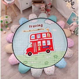 Mats & Rugs, Cartoon Bath Rugs Cotton Creative Circle Shape