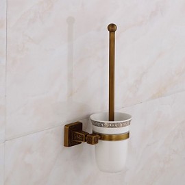 Toilet Brush Holder, 1 pc Neoclassical Brass Toilet Brushes & Holders Bathroom