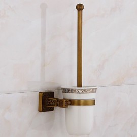 Toilet Brush Holder, 1 pc Neoclassical Brass Toilet Brushes & Holders Bathroom