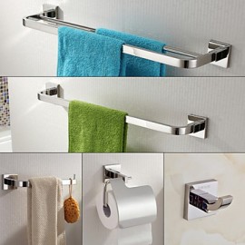 Bathroom Accessory Set, 1set Contemporary Stainless Steel Bathroom Accessory Set Bathroom