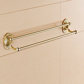 Towel Bars, 1 pc Contemporary Brass Towel Bar Bathroom