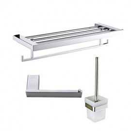 Bathroom Accessory Set, 1set Contemporary Stainless Steel Bathroom Accessory Set Bathroom