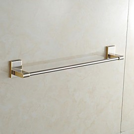 Towel Bars, 1pc High Quality Neoclassical Metal Towel Bar Wall Mounted