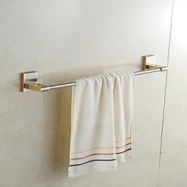 Towel Bars, 1pc High Quality Neoclassical Metal Towel Bar Wall Mounted