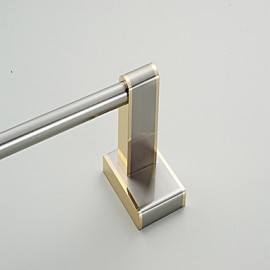 Towel Bars, 1pc High Quality Neoclassical Metal Towel Bar Wall Mounted