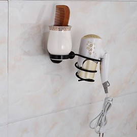 Bathroom Gadgets, 1pc Metal Boutique Wall Mount Toothbrush Other Bathroom Accessories
