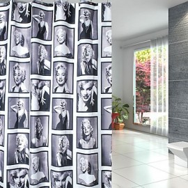 Shower Curtains Modern Polyester Novelty Machine Made