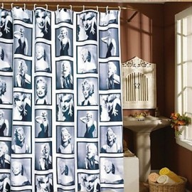 Shower Curtains Modern Polyester Novelty Machine Made