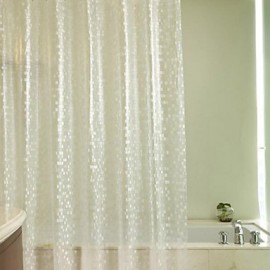 Shower Curtains Modern PEVA Stripe Machine Made