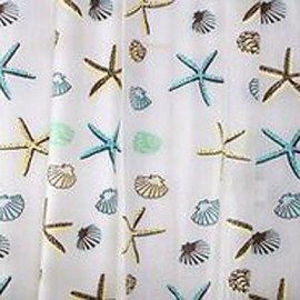 Shower Curtains Modern PEVA Novelty Machine Made