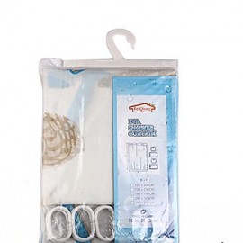 Shower Curtains Modern PEVA Novelty Machine Made