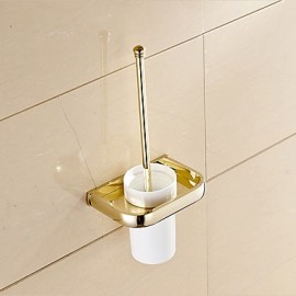 Toilet Brush Holder, 1 pc Modern Contemporary Brass Toilet Brushes & Holders Bathroom