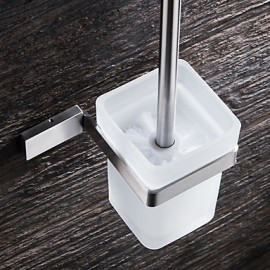 Toilet Brush Holder, 1 pc Modern Contemporary Stainless Steel Toilet Brushes & Holders Bathroom
