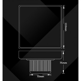 Drains, 1 pc Contemporary Stainless Steel Drain Bathroom