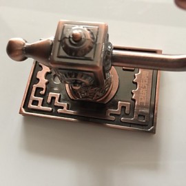 Robe Hooks, Self-adhesive Robe Hook with 3M Back Sticker Red-bronze Hooks 6pcs set YG6PC-3