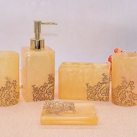 Bathroom Accessory Set, 1set Traditional Ceramic Bathroom Accessory Set Bathroom