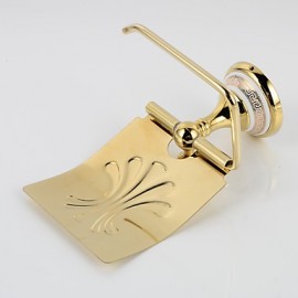 Toilet Paper Holders, 1 pc Neoclassical Brass Toilet Paper Holders Bathroom