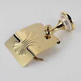 Toilet Paper Holders, 1 pc Neoclassical Brass Toilet Paper Holders Bathroom