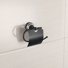 Toilet Paper Holders, 1pc High Quality Neoclassical Brass Toilet Paper Holder Wall Mounted