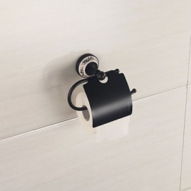 Toilet Paper Holders, 1pc High Quality Neoclassical Brass Toilet Paper Holder Wall Mounted