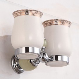 Toothbrush Holder, 1pc High Quality Modern Metal Toothbrush Holder Wall Mounted