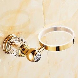 Toilet Brush Holder, 1 pc Neoclassical Zinc Alloy Toilet Brush Holder Bathroom