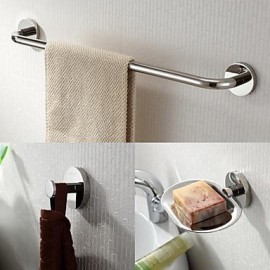 Bathroom Accessory Set, 1set High Quality Contemporary Stainless Steel Bathroom Accessory Set