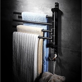 Towel Bars, 1pc High Quality Modern Metal Towel Bar Wall Mounted