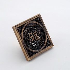 Drains, 1 pc Neoclassical Brass Drain Bathroom