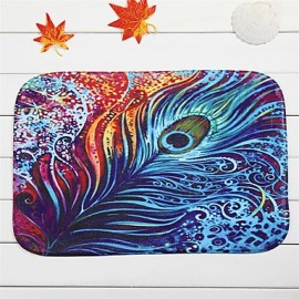 Mats & Rugs, 1pc Casual Bath Mats Polyester Contemporary Bathroom Easy to clean