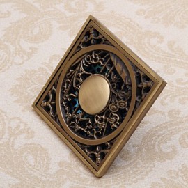 Drains, 1pc Removable Antique Brass Drain
