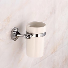 Toilet Brush Holder, 1 pc Modern Contemporary Brass Toilet Brush Holder Bathroom