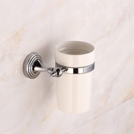 Toilet Brush Holder, 1 pc Modern Contemporary Brass Toilet Brush Holder Bathroom