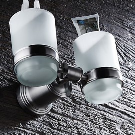 Toothbrush Holder, 1 pc Modern Stainless Steel Toothbrush Holder Bathroom