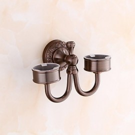 Toothbrush Holder, 1 pc Vintage Style Ceramic Toothbrush Holder Bathroom