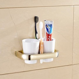 Toothbrush Holder, 1 pc Modern Copper Toothbrush Holder Bathroom