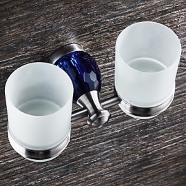 Toothbrush Holder, 1 pc Modern Stainless Steel Toothbrush Holder Bathroom