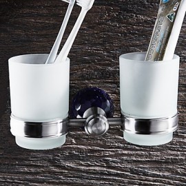 Toothbrush Holder, 1 pc Modern Stainless Steel Toothbrush Holder Bathroom