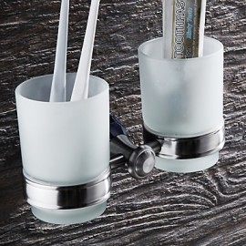 Toothbrush Holder, 1 pc Modern Stainless Steel Toothbrush Holder Bathroom