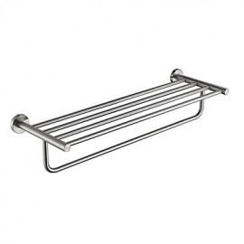 Towel Bars, 1 pc High Quality Stainless Steel Stainless Steel Iron Bathroom Shelf Bathroom