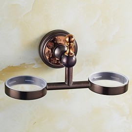 Toothbrush Holder, 1 pc Neoclassical Brass Toilet Brush Holder Bathroom