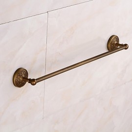 Towel Bars, 1pc High Quality Archaistic Brass Towel Bar Wall Mounted